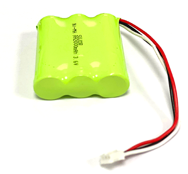 China SUJOR NiMH battery packs 3.6V AA2000mAh with NTC and connector ...