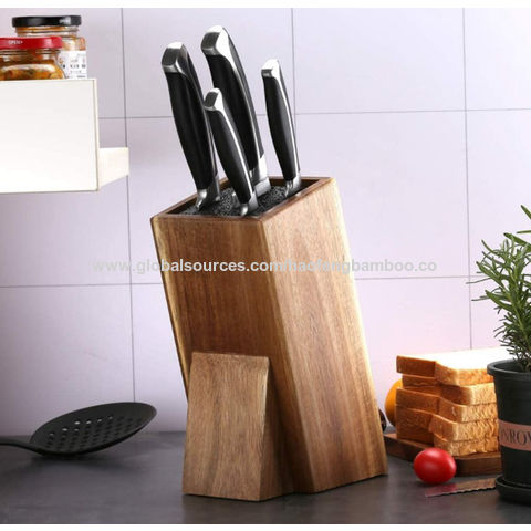 Stainless Steel Knife Block Holder - Kitchen Knife Storage without