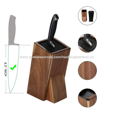 Wholesale Acacia Hardwood Magnetic Knife Block for your store