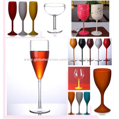 Stainless Steel Red Wine Glass Bar Creative Goblet Metal Cocktail Champagne  Glass Shatter Resistant Wine Glass