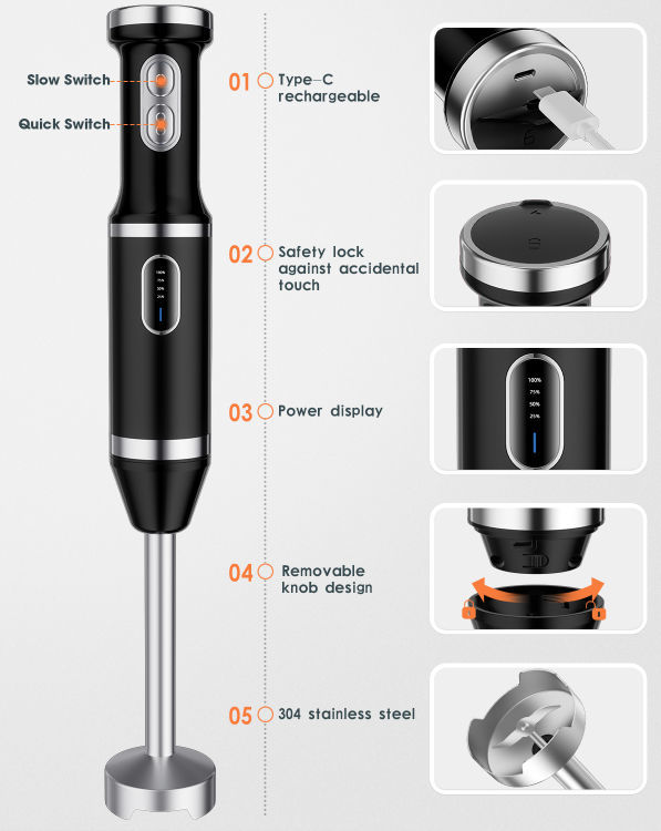 China 4in 1 Multifufnctional 200W Cordless Battery Operated Hand