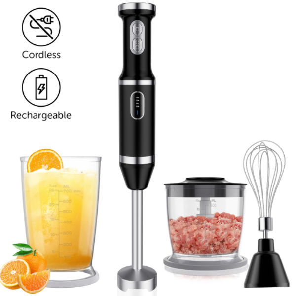 Buy Wholesale China 4in 1 Multifufnctional 200w Cordless Battery Operated  Hand Blender For Outdoor And Rv Use & Hand Blender at USD 21.9