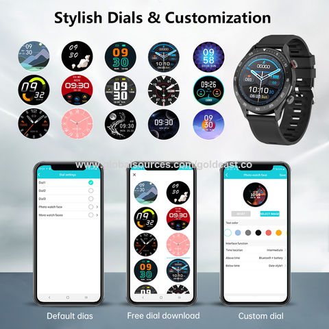 Buy Wholesale China Men Smart Watch Bt Call Customize Watch Faces