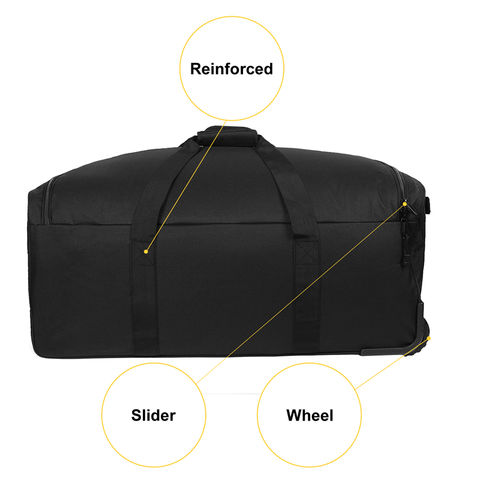 60L Strolley Duffel Bag travel bag luggage bag wheeler Bag shopping bags  tourist bags Strolley Duffel