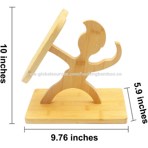 Buy Wholesale China Bamboo Steak Knife Set Holder Warrior Shape Kitchen  Knife Block Holder 7 Holes Knife Holder Stand & Bamboo Knife Blocks at USD  2.3