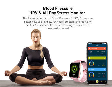 China ECG SpO2 Smart Watch Waterproof Android Heart Rate Monitor ...