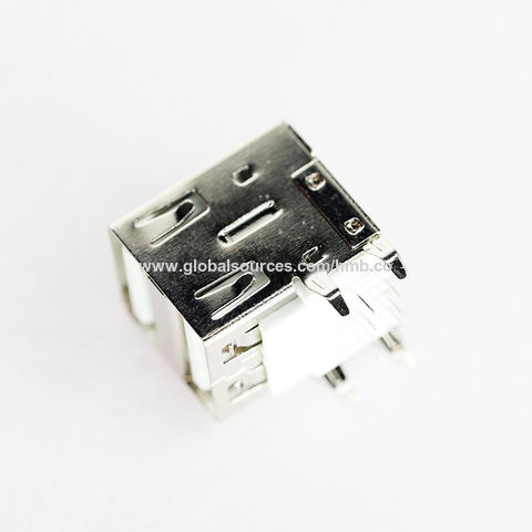 China Double Layer White Glue Data Interface Socket USB Interface ...