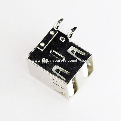 China Double Layer White Glue Data Interface Socket USB Interface ...