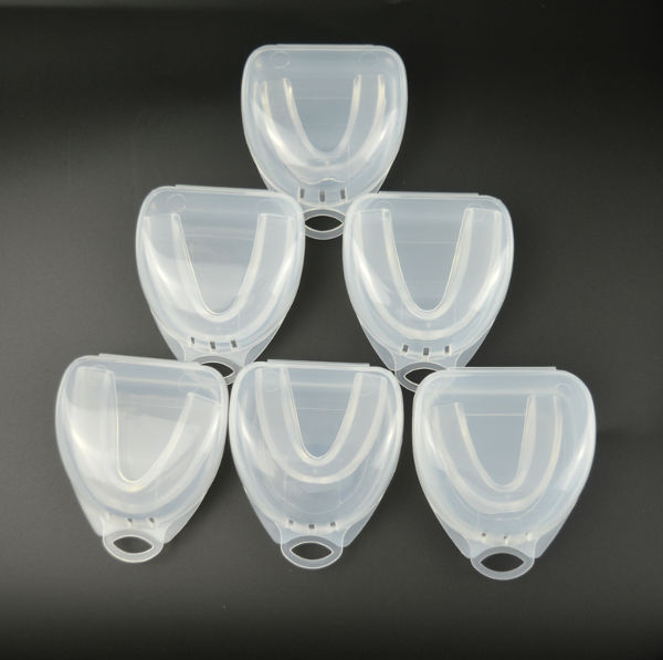 China Custom mouthguard for teeth grinding simple adult kid's clear