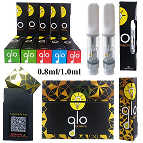 China Wholesale CBD/THC disposable Glo vape cartridge with package on ...