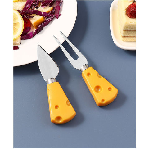 3pcs/set Cheese Fruit Knife & Fork Set, Creative Cute Cutlery, Dessert  Forks For Home Use