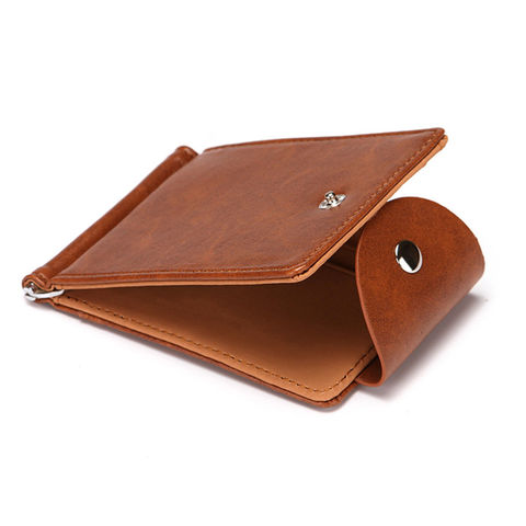 Wholesale OEM Hot Selling Slim Designer PU Leather Wallet for Men
