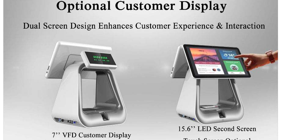 China All in one touch screen pos terminal 15.6 inch, Android Windows ...