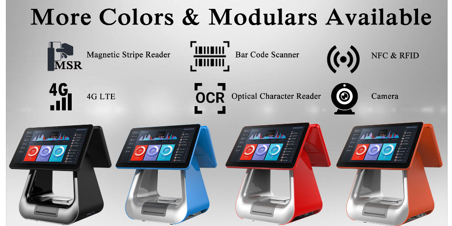 China All in one touch screen pos terminal 15.6 inch, Android Windows ...