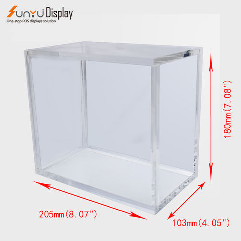 Buy Wholesale China Sunyu Wholesale Small Clear Acrylic Display Cases Acrylic  Boxes With Magnetic Lid & Acrylic Gift Display Stands at USD 11.5