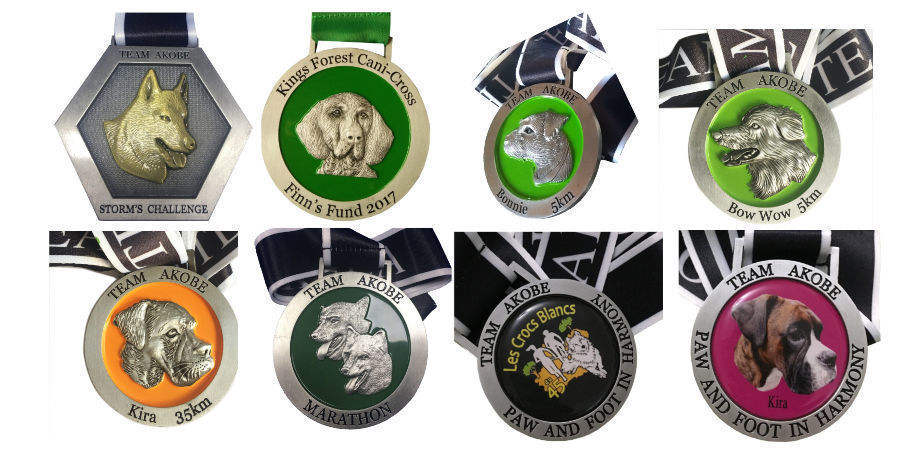 Chiangkhong Ultra Marathon medal for 104KM finisher UV printing supplier