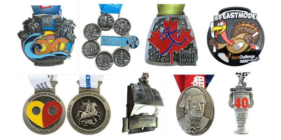 Chiangkhong Ultra Marathon medal for 104KM finisher UV printing supplier