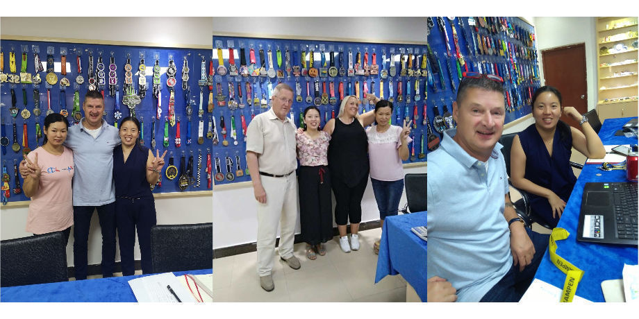Chiangkhong Ultra Marathon medal for 104KM finisher UV printing supplier