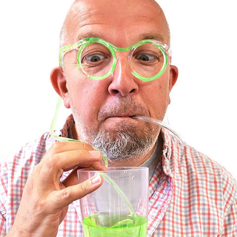 Silly Straw Goggles