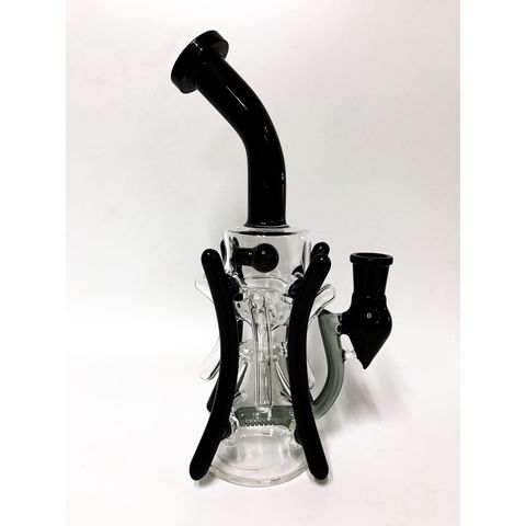 Buy Wholesale China 9mm Thick Glass Beaker Bong Hand Drawing Rick