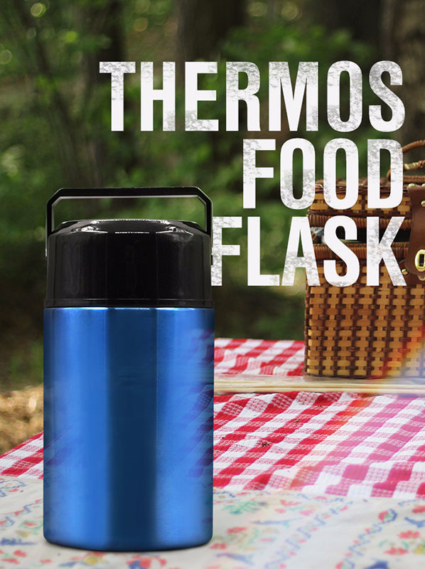 Buy Wholesale China Double Wall Insulated Metal Stainless Steel Vacuum Food  Warmer Lunch Box Thermos Food Flask & Thermos For Hot Food at USD 8.5