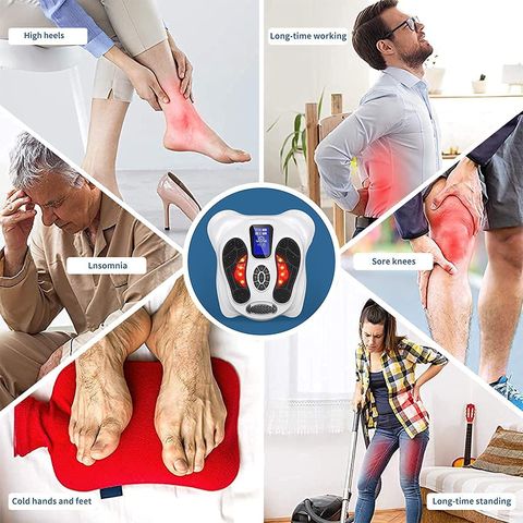 Buy Wholesale China Electric Foot Massager Tens Unit Foot Circulation  Stimulator Leg Joint Back Calf Pain Neck Massager & Electric Foot Massager  at USD 38