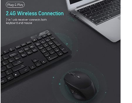 China Ultra Slim Wireless Keyboard and Mouse Combo, Silent Compact Full ...