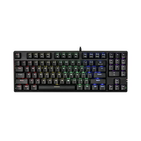 China 89 Keys RGB Running Light Special TKL Mechanical Keyboard With ...