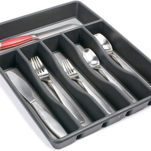 Comprar Organizador de cajones de utensilios, soporte para cubiertos,  bandeja para cuchillos de cocina, organizador de cajones