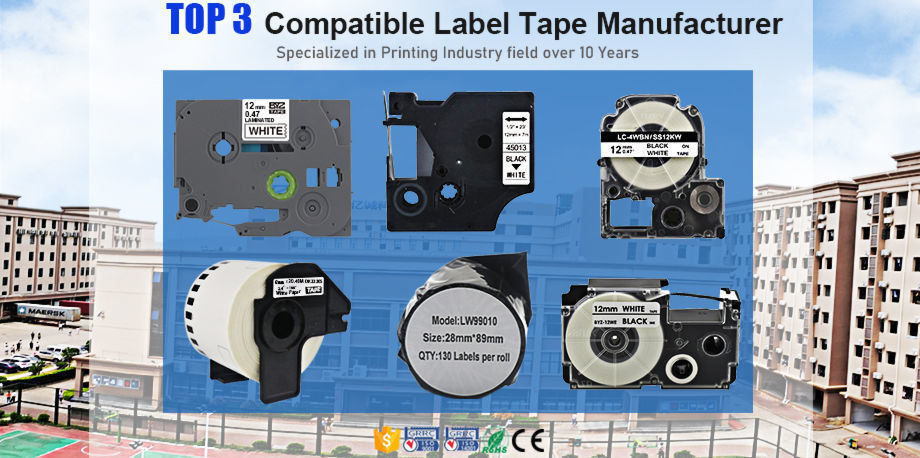 Label Tape For DYMO D1 LabelManager LabelPoint 6/9/12/18MM all Colors