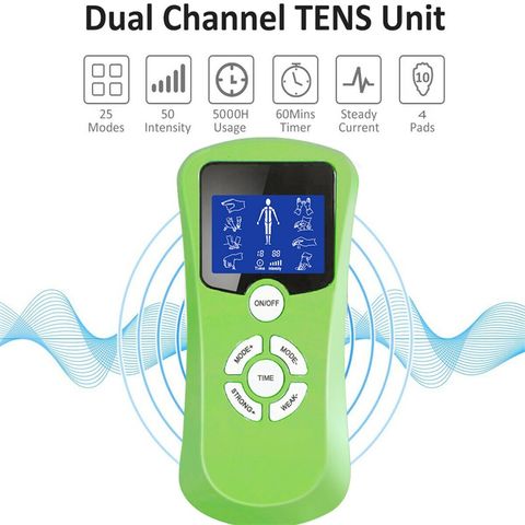 Tens EMS Unit with Infrared Heat - Patented Tens Unit Muscle Stimulator  Machine