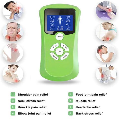 TENS Unit EMS Muscle Stimulator Electrotherapy Circulation Pain Relief  Massager