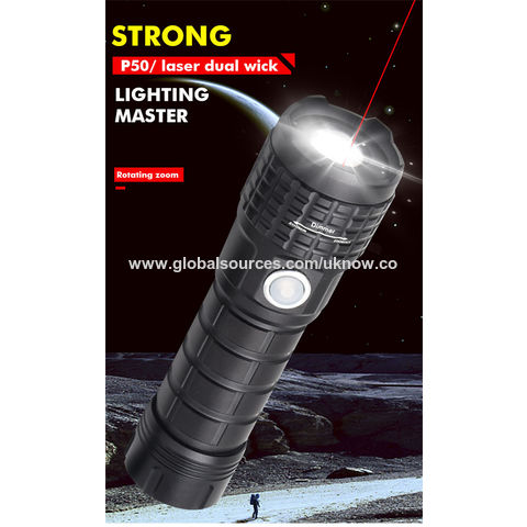 Buy Wholesale China Aluminum Retractable Flashlight Waterproof Aa