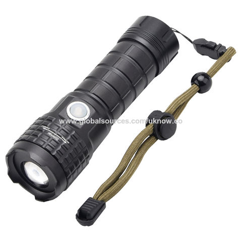 Buy Wholesale China Aluminum Retractable Flashlight Waterproof Aa