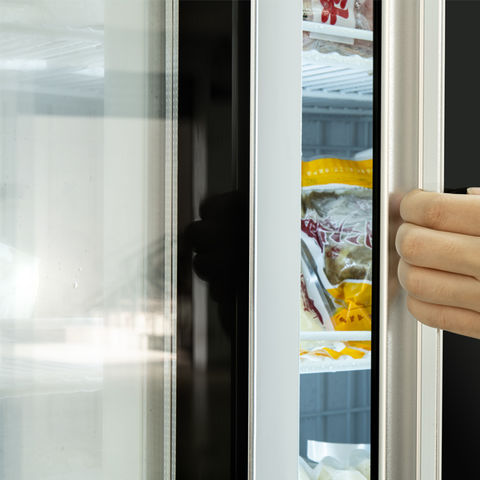 Quick Freezing Showcase Frozen Food Glass Door Display Freezer for  Supermarket - China Refrigerator and Freezer price