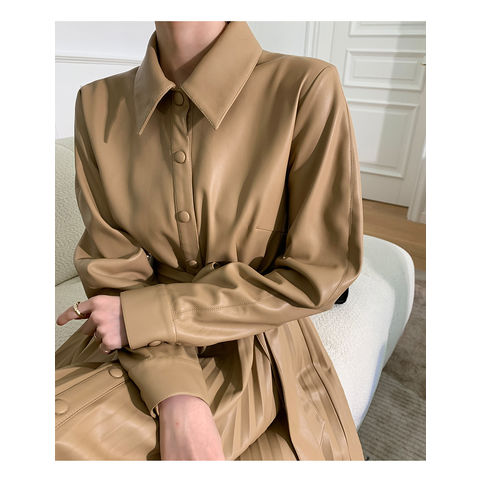 Dress Robe Chemise Cuir Femme Miss Selfridge Robe Chemise En