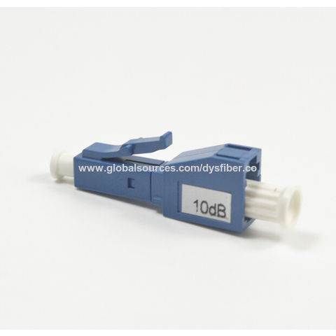 Attenuatore Per Fibra Ottica LC/UPC -5dB - Connettore In ABS, Ceramica E Acciaio, Perdita Di Ritorno >55dB, Per Reti Monomodali 1310-1550nm
