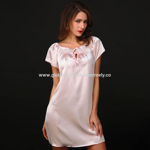 Compre Vestido El Dormir Del Desgaste Del Sueño Del Cordón Del Diseño De  Los Pijamas De La Ropa De Noche De Las Mujeres Para La Mujer y Ropa De  Noche De Las