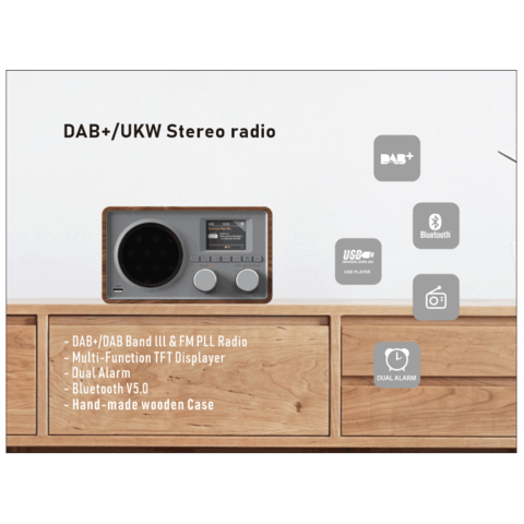 Radio DAB/FM Bluetooth - Argon Audio Radio 2I