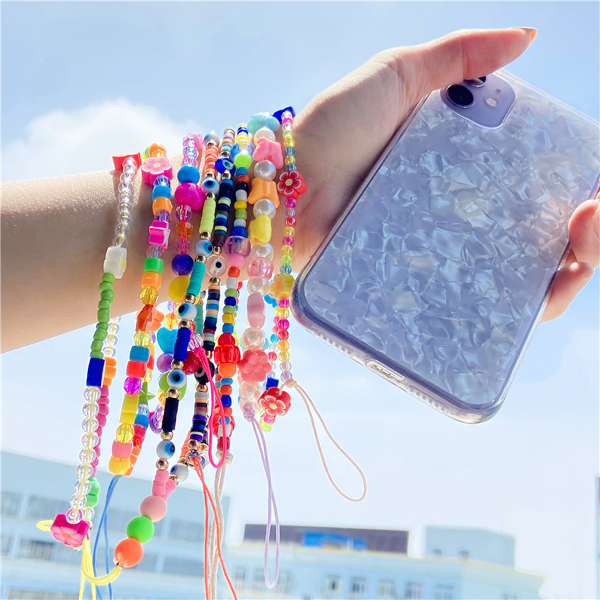 Various Shapes Materials And Colors High Quality Customised Phone Chain Diy Beaded  Phone Charm Chain - China Wholesale Chain Phone Chain $0.7 from Xiamen  Share Win Import & Export Co. Ltd