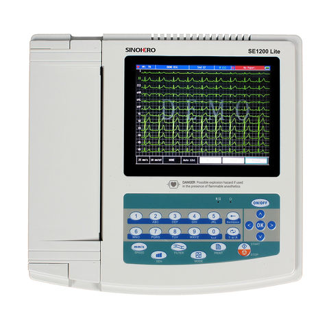 12 Lead ECG/EKG Machine w Interpretation Electrocardiograph Auto-analysed  Result