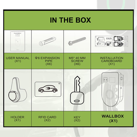 China Home Industrial Private Personal Use lockable with lock automobile EV Car Electric Wallbox ...