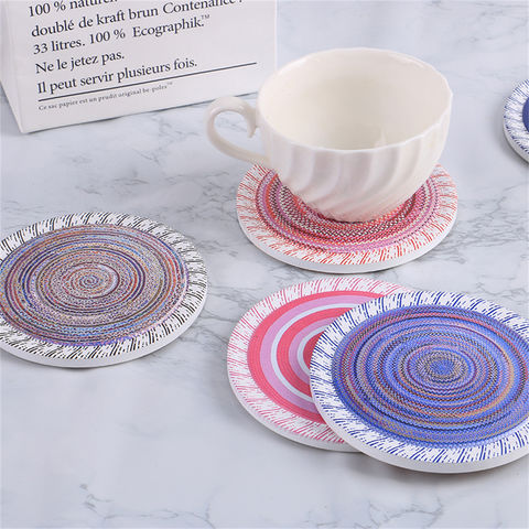 Buy Wholesale China Ceramic Sublimation Coasters Personalized Insulated  Desk Coffee Tea Cup Coasters With Cork Base & Ceramic Sublimation Coasters  at USD 0.52