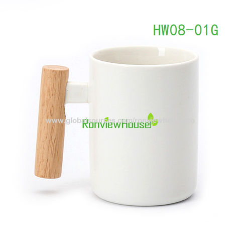 Mug avec couvercle en bambou