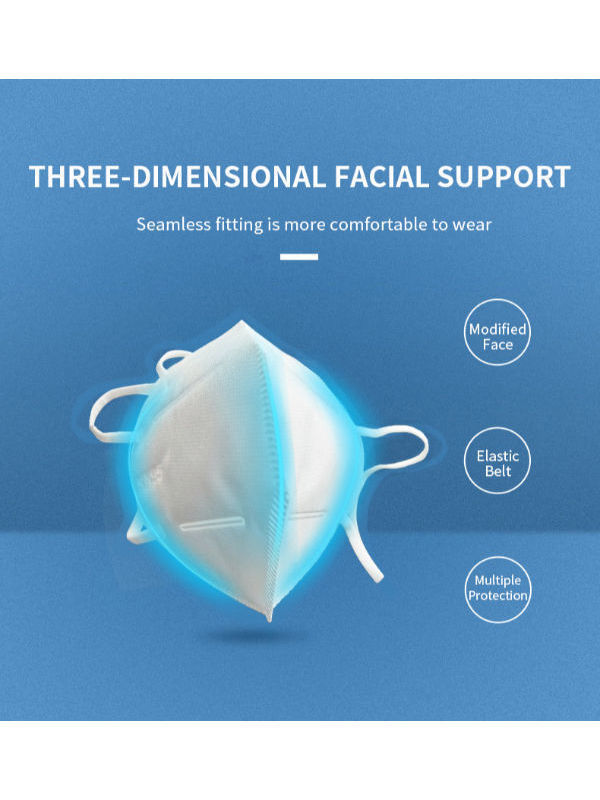 China Customization Face Mask KN In Stock Disposable D Fold Dust KN Face Mask On Global