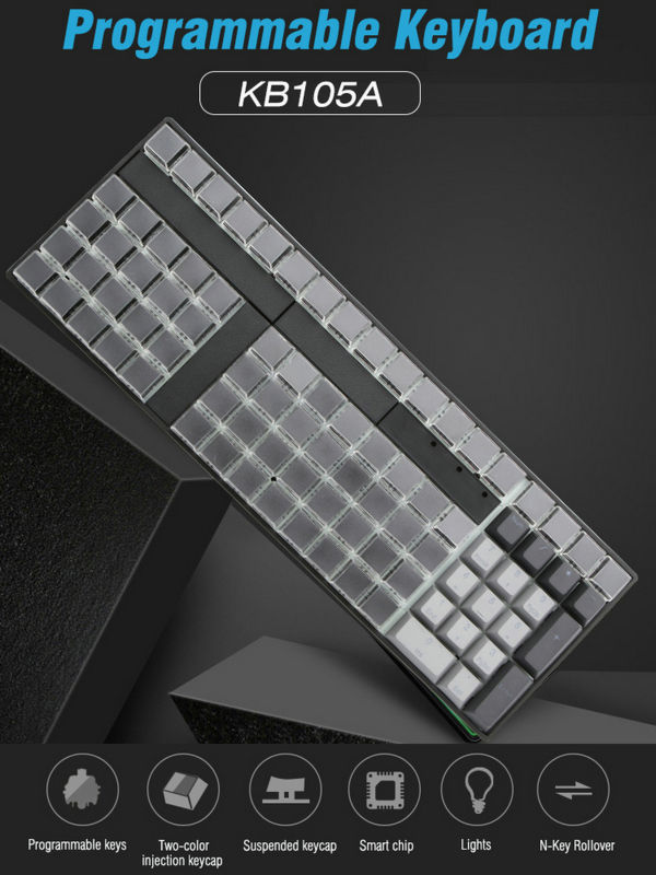 China USB2.0/3.0 Multimedia pos programable keyboard with monochrome ...