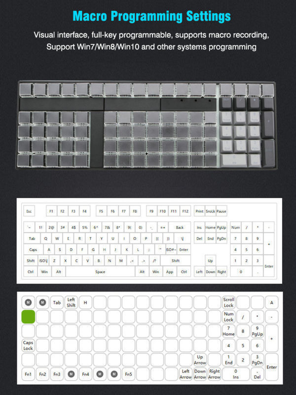 China USB2.0/3.0 Multimedia pos programable keyboard with monochrome ...