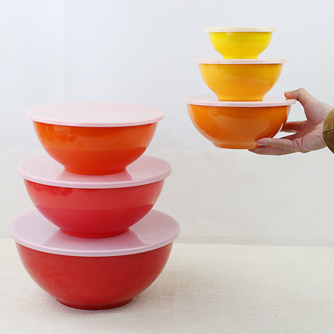 Wholesale 6pc Measuring Cup Set- Assorted Colors PURPLE YELLOW GREEN RED  BLUE ORANGE