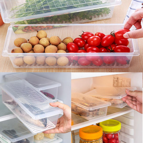 Buy Wholesale China Airtight Food Container New Large Square Pla Plastic  Fresh Keeping Fridge Storage Containers & Airtight Food Container at USD  5.29