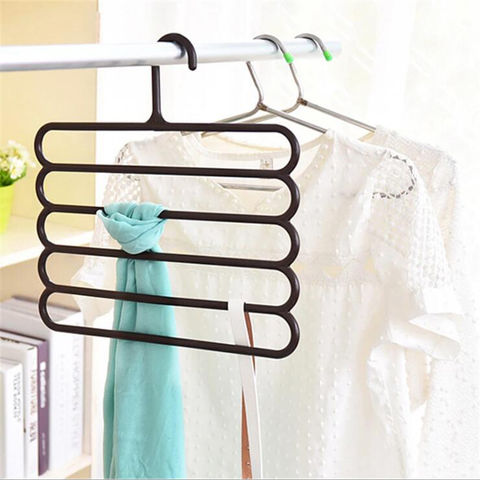 Buy Wholesale China 5 Layer Hanger, Kitchen Towels Hanger, Space Saver Tie  Shawls Cabinet Hanger & 5 Layer Plastic Hanger at USD 0.48